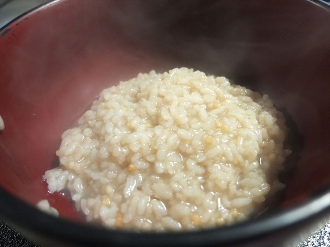 奈良名物の茶がゆ。