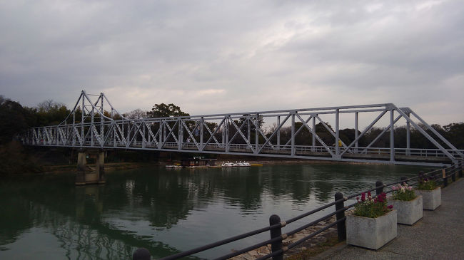 岡山後楽園方面に進んで、月見橋。今日は岡山後楽園には行きません。