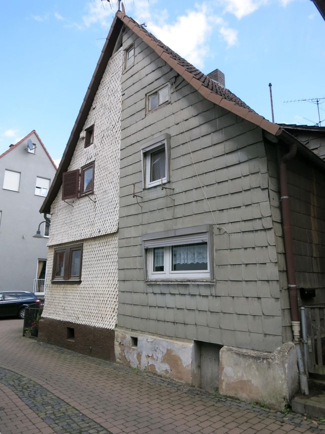 このお家も2色に分かれている♪