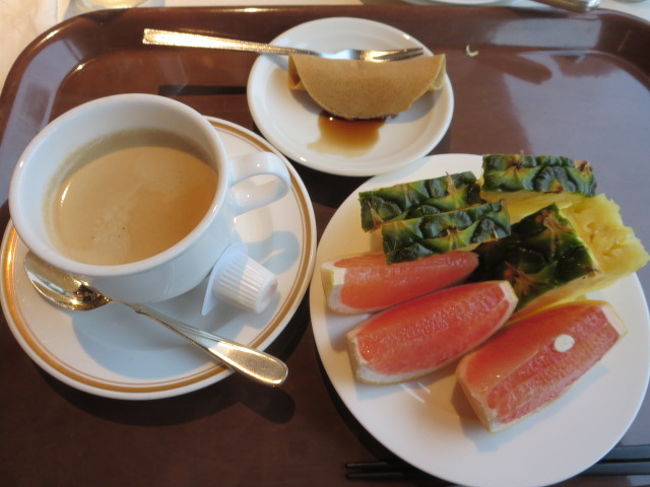 〆は、フルーツてんこ盛りで。