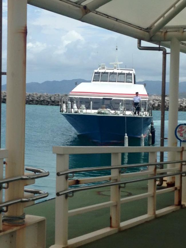 頻繁に船の出入りがあるので、自分の都合の良い便でいけて便利ですね(^_^)