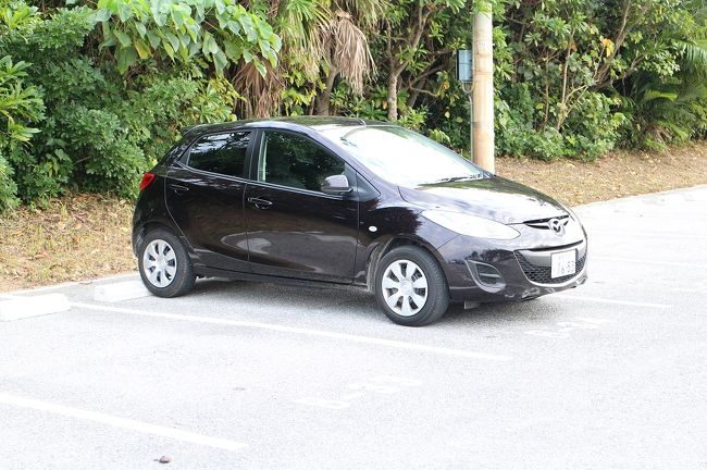 今日はレンタカーで本部の方へドライブします。