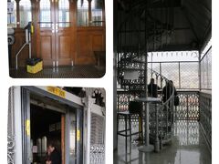 ベレン地区の観光が終わり、ロシオ広場で解散しました。

「7Colinas(6.5ﾕｰﾛ)」という、サンタジュスタのエレベータ、
トラムやケーブルカー、バス、地下鉄が一日乗り放題になる
カードを買って、さっそくサンタジュスタのエレベーターに
乗りました。このカードはチャージして使用できます。

螺線階段を登って展望台に出られるようですが、
雨なので上がりませんでした。
