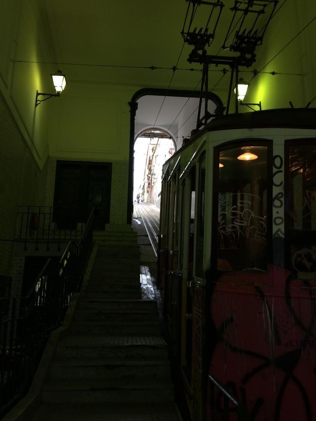 次に友達が絶対乗りたい！と言っていたケーブルカーのビッカ線へ。<br />リベイラ市場から近いしすぐ行けるでしょと向かったところ、なかなか見つからない。<br />地図からするとどう考えてもこのあたりなのに…と同じところを何度もウロウロ。<br /><br />駅が工事中かなんかでシートに覆われていたので気づきにくくなっていました。