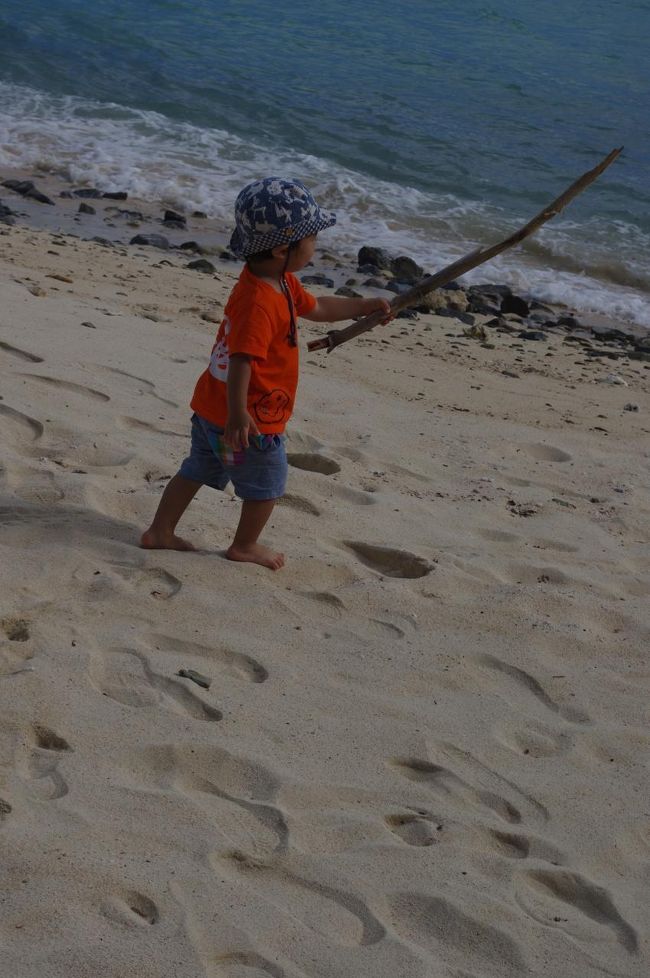 子供は棒を持ちたがりますよね(笑)