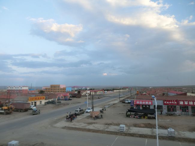 ホテルの窓から南側の景色。