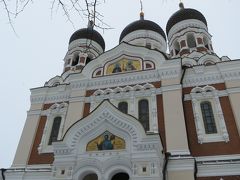 2014/11/29　雪のタリン旧市街へ

坂道を上がって、アレクサンドル・ネフスキー大聖堂に来ました！！