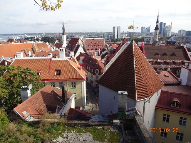 大聖堂を出て地球の歩き方の地図に従い歩くと、ちょっとした広場に到着しました。<br />山の手地区に何カ所かある展望台のひとつです。<br />（大聖堂13:22 ⇒ 13:26展望台）