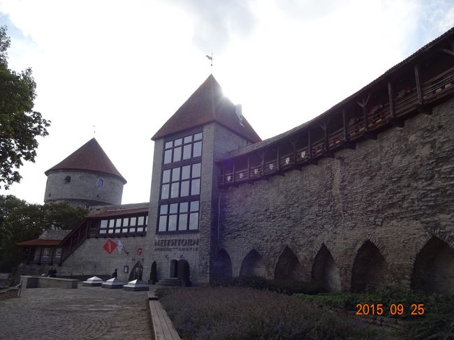 山の手から下町に城壁を潜るとこんな感じ。<br />四角い方が「ネイツィトルン」です。