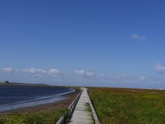 湿原歩きと同様の風景が広がる。
特徴としては海が近いこと。湖と海に挟まれた場所であることか。