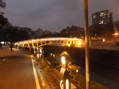 【夜の河堤公園を散策 高雄 2016/02/05】

時々、近くの河堤公園を散歩します。近くの人もよく散歩しています。
夜はライトアップされてとてもきれいです。

河堤公園は観光スポットというよりは、地元の人の散歩コースです。私はここから5分の処に住んでいますので、毎日のように散歩を楽しんでいます。4月から10月頃は日中は暑いですから、早朝か夕方、夜の散策をお奨めします。11月から3月頃は、どの時間帯でも、快適に散策を楽しむことが出来ます。また、朝は路上の野菜の売り場に出会いこともあります。特に、ライトアップされた夕方、夜の散策はお奨めです。

アクセス：KMRT巨蛋駅から裕誠街を徒歩12分。元気な方は、裕誠街を真っ直ぐ巨蛋駅を通り越して、更に歩くと瑞豊観光夜市があります。 