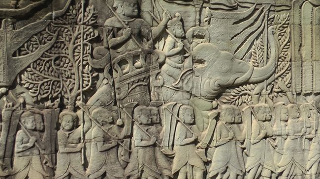 バイヨン第一回廊<br /><br />　　軍の行進