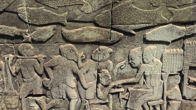 バイヨン第一回廊<br /><br />　　商売の様子