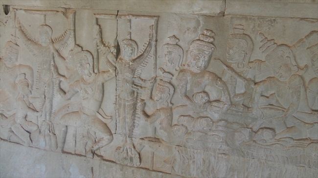 アンコール・ワット<br />　　第一回廊南面（地獄）