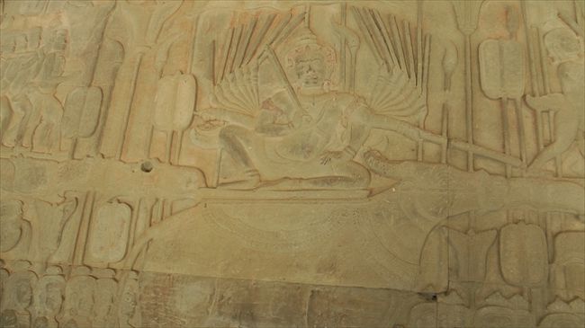 アンコール・ワット<br />　　第一回廊南面（天国と地獄）