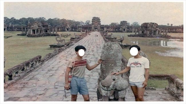 1967年の写真<br />　　西塔門テラスから西参道