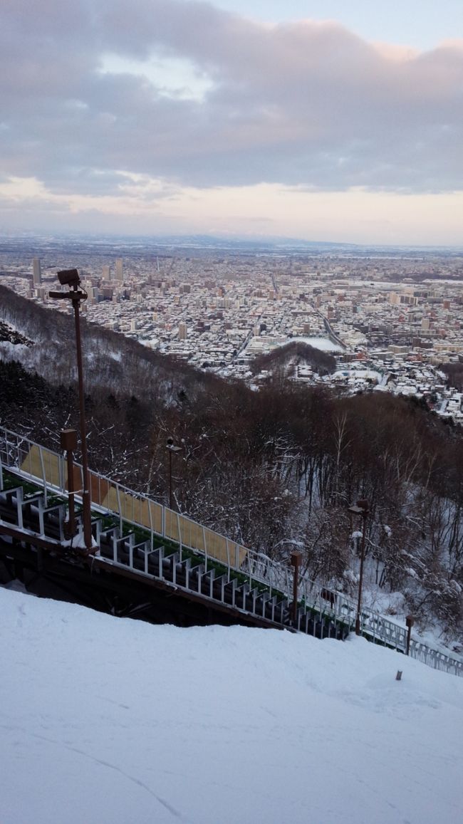 上部からは札幌市街が一望です。