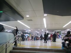12:56　上田駅から1時間40分で東京駅に着きました。
