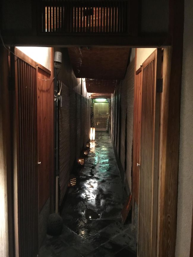 先斗町ならではの露地を歩くのは大好きな時間♪ 歴史を感じます。