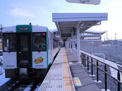 石巻線の終点、女川駅に到着！

