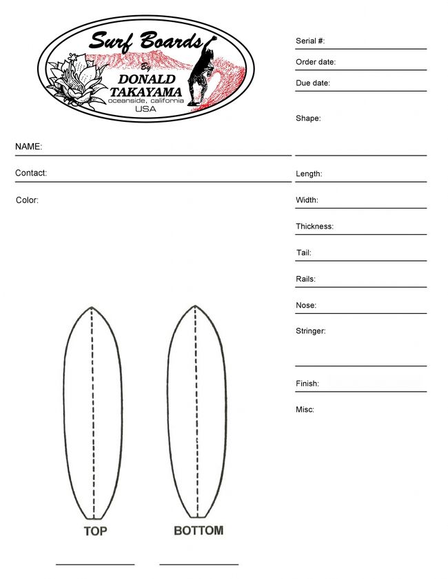 メールでサーフボードのサイズ、モデル名を伝え見積もりを頂くことに。<br />納得のいける金額でしたので、早速電話をお店にかけてカード決済。<br /><br />即メールでオーダーシートが送られてき、これからカラーやディケール位置など自分好みのサーフボードに決めていきます。<br />製作期間４ヶ月<br /><br />楽しいですねぇ〜カスタムオーダーｖ(^^♪<br /><br />現地で受け取ったら、写真を添付します。<br />