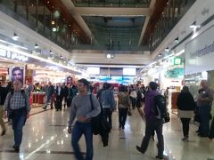 到着！ドバイ国際空港。空港は縦に長いターミナルが３つ連なっていて、１つのターミナル内を歩くだけでかなりの距離…