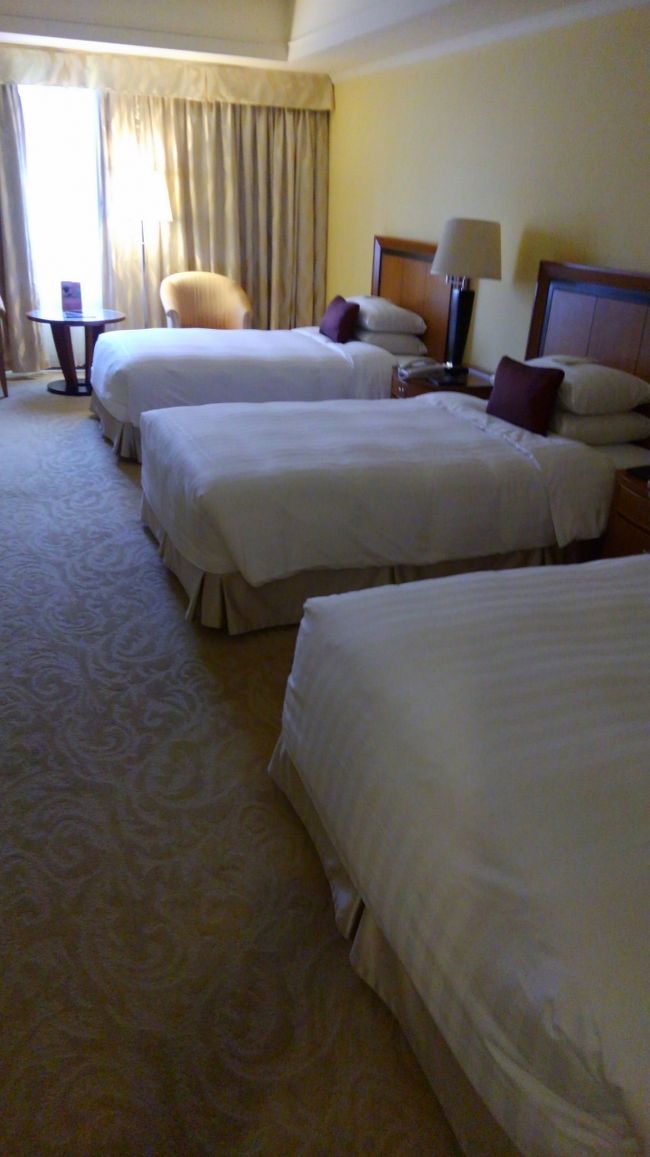 三人なので、トリプルルームです！