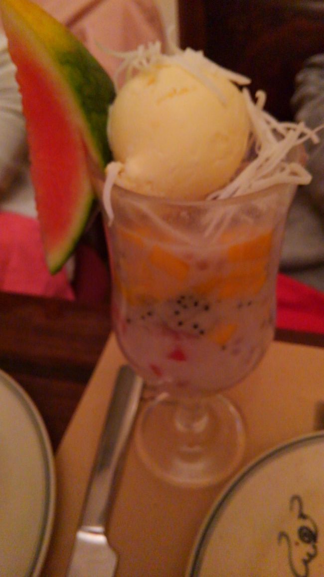 最後に、チェーを分けて食べます！<br />ごちそうさまでした♪