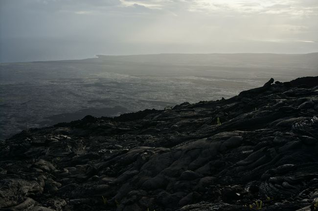 溶岩台地。<br /><br />海も見えます。