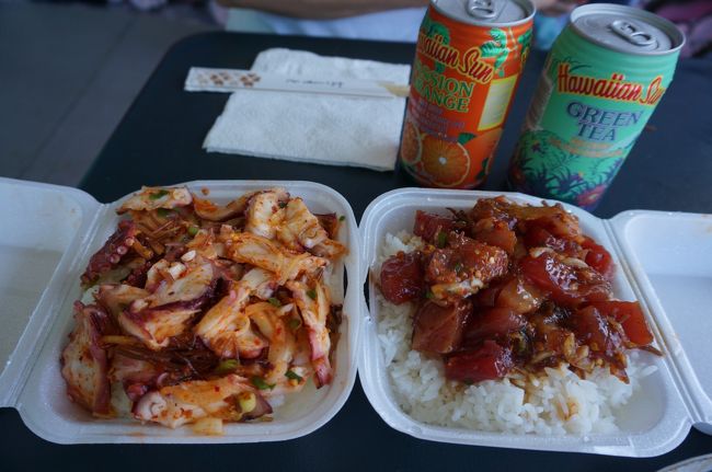 山登りあとのランチ。<br />タコとまぐろ。<br />普通においしかったです。