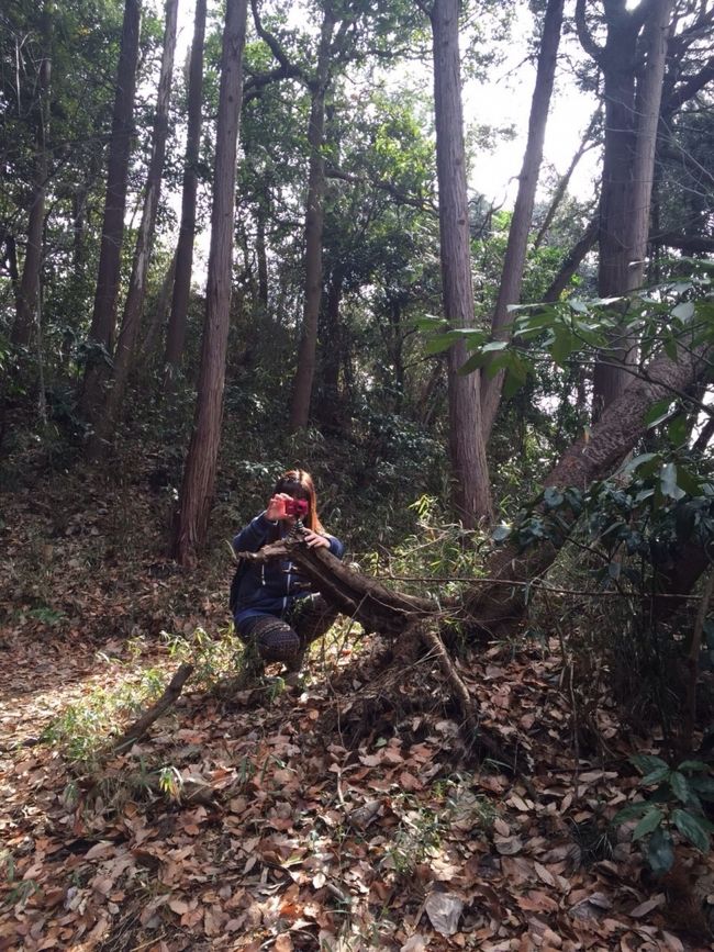 カメラのタイマーセット中を写真に撮られた（笑）