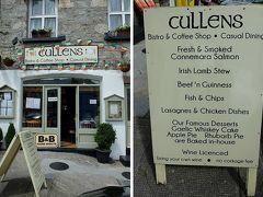 クリフトゥンのマーケット・ストリート沿いで見つけたカレンズ・ビストロ・アンド・コーヒー・ショップ。
これまた可愛い店構え。(*^。^*)

あ、ここはB&Bも経営してるんだ〜。

コーヒーにケーキくらいの休憩で寄ろうと思ってるんですが、表のメニュー看板を見ると食事もしたくなりました。（笑）
