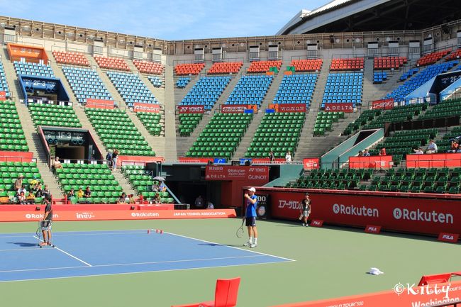 今年も 楽天ジャパンオープン 15 1 錦織圭公開練習 Atp Sunday 有明 新木場 東京 の旅行記 ブログ By Kittyさん フォートラベル