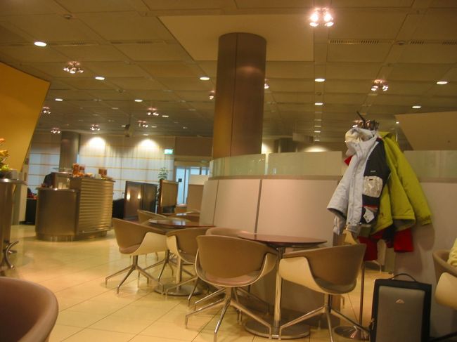 ミュヘン空港のラウンジ