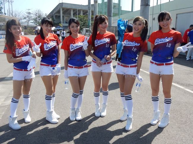 台湾より上陸<br />LamigoモンキーズのLamigoガールズ<br />サービス精神はすばらしい