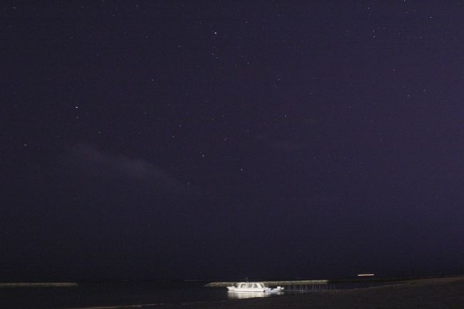 真栄里ビーチの星空