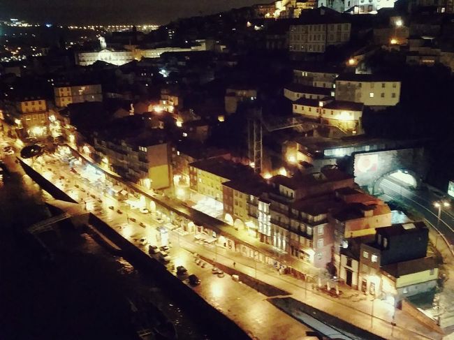 橋の途中で。<br />この橋は上はトラム、下は車が走っていて人はどっちも歩けるんだけど、すごいスレスレを通る上に人とトラムを隔てるものがないに等しくて線路の上も歩けてしまうから怖い怖い！<br />しかもけっこう風が強くて川に落ちるんじゃないかとヒヤヒヤした(--;)