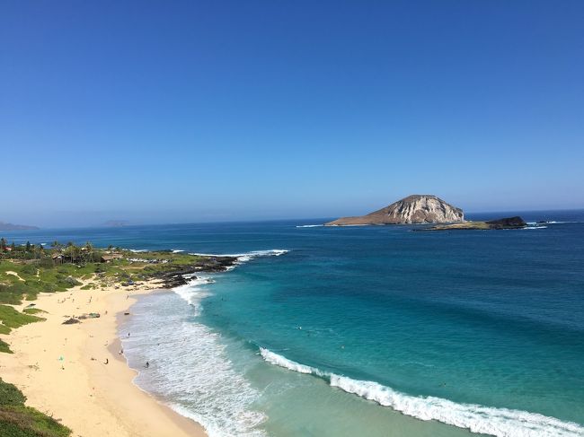 マカプウビーチパークとラビットアイランド。<br />キレイ〜☆