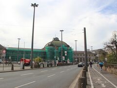 昨日はニュルンベルクに到着したのが21時過ぎだったので暗くて分かりませんでしたが、中央駅は改装中でした。