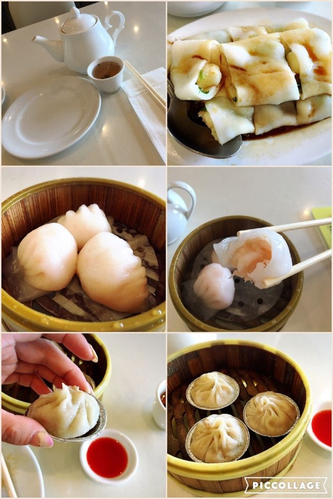 ・ジャスミン茶<br />・海老&amp;ホタテ入り腸粉<br />・海老餃子<br />・小籠包<br /><br />ぷりっぷりの海老ちゃん、うんまーい！！！<br />あぁー、アジアだわー♪<br />醤油！醤油！笑