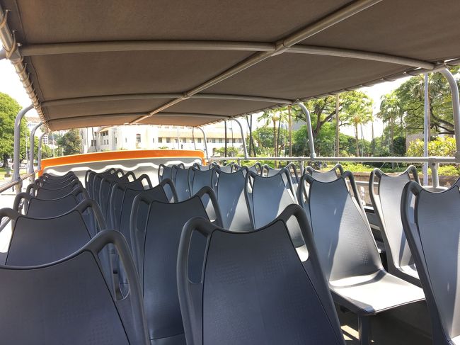 ここからワイキキトロリー乗車。<br />レッドライン、人気薄かなぁ〜(^^;;