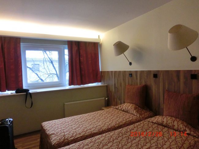 ホテル「ＭＥＴＲＯＰＯＬ」にチェックイン。