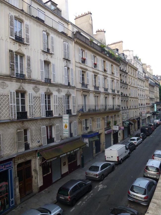 ホテル（Hotel Regina）の部屋からの眺め