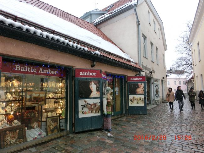 お土産物や。バルトのアンバー。
