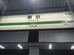 ３時間ほどで東京駅に到着しました。