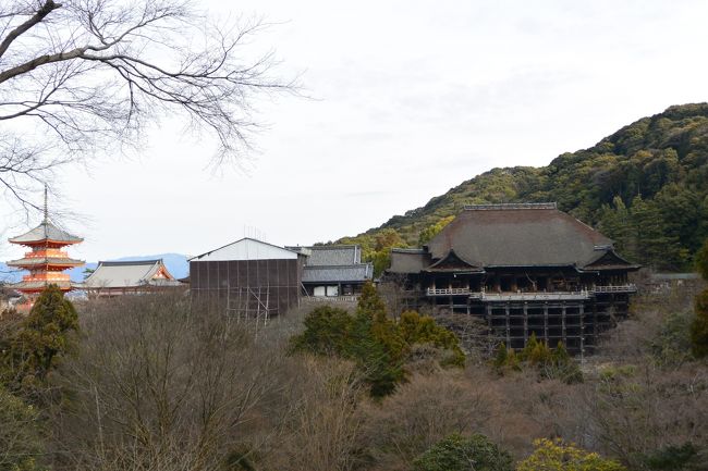 【子安塔】から清水の舞台と三重塔をパチリ☆