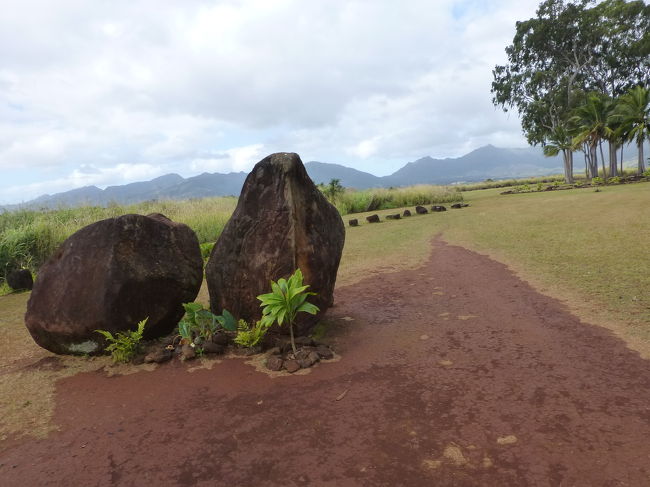 この木なんの木でお馴染みのモアナルアガーデンは、今は入場料１人３ドルかかるそうで、行きたい人がいたら寄りましょう！となりましたが<br />皆様、大丈夫ですということで車窓から眺めまして、<br />次の目的地、バースストーンというパワースポットに連れて行って頂きました。