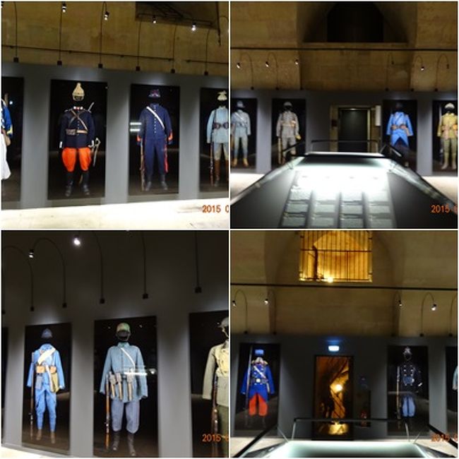 いろいろな軍服の展示もありました。