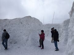 そして楽しみにしていた雪の大谷！

天気も回復していたため、中止も解除され無事に歩くことが出来ました！

写真スポットは外国人に占拠されてしまいなかなか写真が撮れず…。アルペンルートの誘導員の方も困惑気味でした…。
