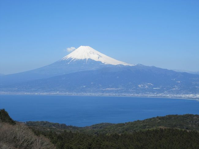 駿河湾と富士山です。